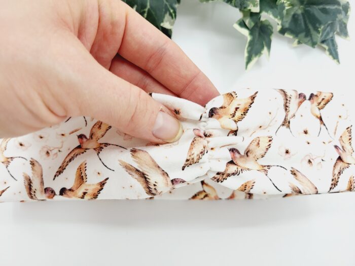 Stirnband ZicZac (kissing Birds weiss)